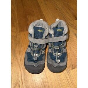 Keen Knotch Chukka, Kids Hiking Boots, Teal Gray Big Kids Youth Size 13